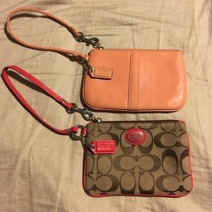 Coach bundle wristlets